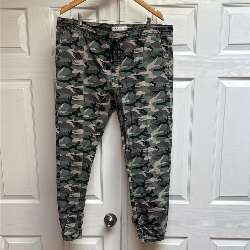 The Rail Camouflage Drawstring Pants